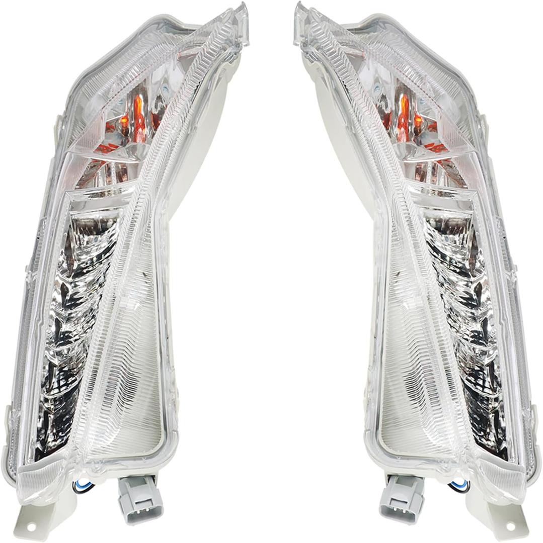 WFLNHB Daytime Running Fog Lights Lamps Turn Signal Replacement for Camry XSE XLE 2015 2016 2017 Driver and Passenger Side 8152006050 TO2530153