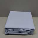 ROYALE LINENS 100% Organic Cotton Full Sheet Set - Percale Weave - 4 Pieces Set - 1 Flat, 1 Deep Pocket Fitted Sheet and 2 Pillowcases - Lake Blue Bed Sheets - Sbanas Full - Crisp Cool (Lake Blue)