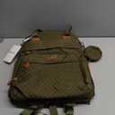 BabbleRoo Diaper Bag Backpack - Baby Essentials Travel Tote - Multi Function Water Resistant Diaper Bag, Travel Essentials Baby Bag with Changing Pad, Stroller Straps & Pacifier Case - Army Green (26L)