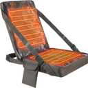 Menkxi Waterproof Heated Hunting Seat Cushion with Backrest 3 Mode Adjustable Self Supporting Tree Stand Seat with Pocket for Hunting Warm Portable Folding for Power Bank Not Included