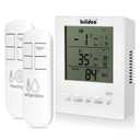 Freezer Temperature Alarm, Briidea Wireless Fridge and Freezer Thermometer with Alarm, Alerts for Max/Min Temperatures (-40 to 99), Prevent Food Spoilage