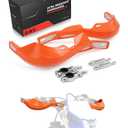 JFG RACING Dirt Bike Hand Guards,7/8" and 1 1/8" Handlebar Motorcycle Handguards Accessories Universal for EXC-F XC-W SX SX-F 125 250 300 350 450 Dirtbike Ebike ATV Pit Bike Motocross Enduro-Orange