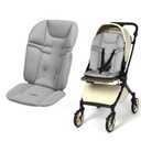 Baby Stroller Seat Liner for Most Stroller Models, Breathable Fabric Stroller Seat Liner Insert, Ensure Comfort and Support on the Go, Baby Stroller Cushion for Toddler Aged 0-3 Years Old (Grey)