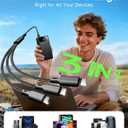 LILIO Portable Charger Power Bank60,000mAh Battery Pack, 22.5W Power Bank Fast Charging with USB Cable, Phone Charger for iPhone 17/16/15/14/13 All Series/Samsung/Android, Camping Essentials, Black