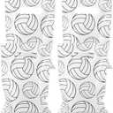 3 x Hxezoc 50 Pieces Volleyball Gift Bags Plastic Volleyball Bags Practical Gift Bags Sport Party Favors for Volleyball Theme Birthday Party Decoration Supplies