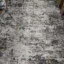 8x10 Area Rugs, Modern Abstract Washable Rug for Living Room, Stain Resistant Non-Shedding Distressed Area Rug with Non Slip Backing for Bedroom (Brown/Grey, 8'x10')