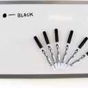 2 x BAZIC Products Dry Erase Marker Black Fine Tip, Whiteboard Pen Marcador, Low Odor Markers White Board Pens for Office School Supplies (4/Pack), 1-Pack