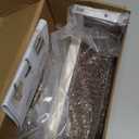 Hand Towel Holder/Towel Ring with Wooden Shelf, Hand Towel Rack, Hand Towel Hanger for Bathroom, Bath Accessories Wall Mounted (9"-Squ Shaped, Brushed Nickel)
