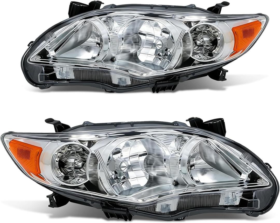 Munirater Headlights Left and Right Side Replacement for Corolla 2009-2010