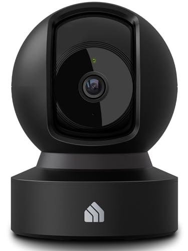 Kasa 1080p Indoor Pan/Tilt Wired Security Camera - Works as a Baby & Pet Monitor, Motion Detection & Tracking, 2-Way Audio, Night Vision, Subscription-Free Local Storage or Optional Cloud, EC71