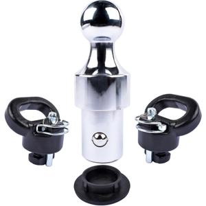 GELUOXI 60638 Gooseneck Hitch Kit 2-5/16" Gooseneck Ball & Safety Chain Kit, 38,000 lbs GTW Replacement for Dodge Ram 2500 3500 Trucks 2013-2023