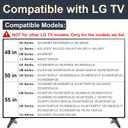 Stand for LG TV Legs Replacement, TV Stand Legs for 49 50 55 Inch LG TV Stand - 49UK6090 50UK6090 50UK6500 50UM7300 50UN7300 55UK7700 55UM7300 55UM6910 55UN7300 MAM643660 MEZ64114730 with Screws