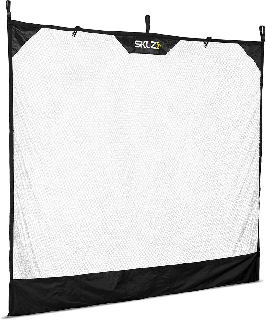 SKLZ Portable Baseball & Softball Hitting Net - Train Anywhere, Anytime | Durable & Easy Setup Skill Levels | Boosts Accuracy & Power | Ideal for Practice & Drills. Suspended Net, 7 X 7.5 Feet