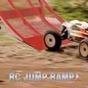 Jump Ramp for BMX, Skateboard/Bike/Skate/RC/Jump Ramp, Designed for Both BMX Bikes and Remote-Controlled Vehicles