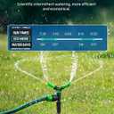 DEWENWlLS Sprinkler Timer, 4 Zone, Outdoor Faucet lrigation, Rain Delay & Manual, Programmable Water Hose Timer for Holiday, Garden, Lawn, Vegetable Gardening, Potted Flowers