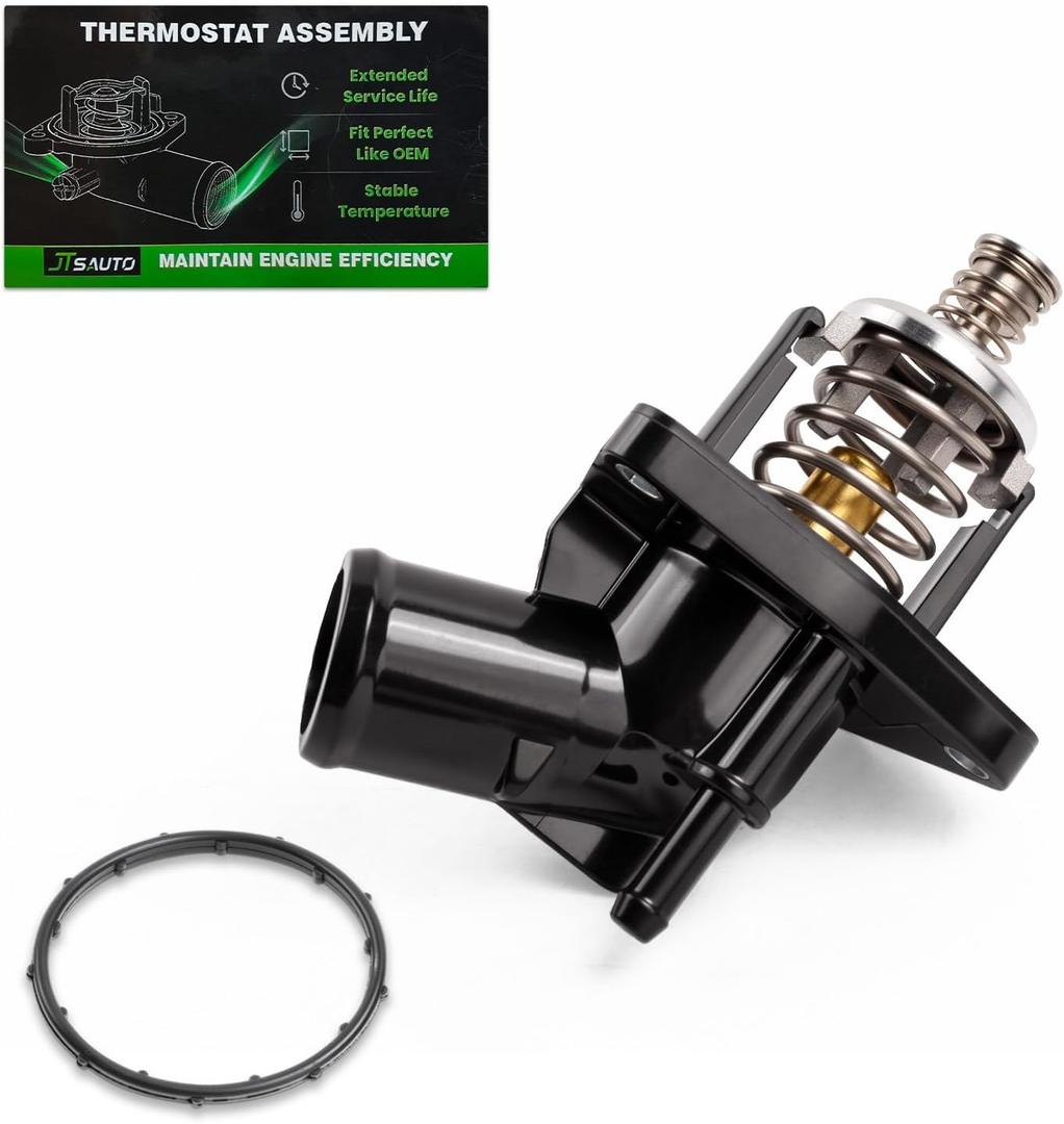 New Upgrade 15-11125 Engine Coolant Thermostat Housing Assembly Compatible with 2014-2018 Silverado 1500 | 2014-2019 Sierra | 2015-2020 Yukon | 2015-2020 Suburban/Tahoe & More Replaces 902-2090