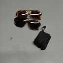 livho Trendy Polarized Square Aviator Sunglasses Women Men Square Eyewear Frame, Retro Sun Glasses for Women Men 2025 Shades
