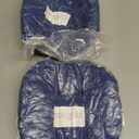 Bar Stool Covers Set of 2, Stool Covers Round with Elastic Band Pad, Soft Stool Seat Covers, Nonslip and Washable, 12 Inch, Dark Blue