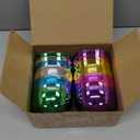 JOYIN 6 Pcs Large Metallic Easter Eggs, 6 Inches Colorful Jumbo Plastic Eggs Fillable for Easter Themed Hunt Basket Stuffers Fillers Filling Treats Party Favor Classroom Prize Supplies