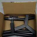 SHAINFUN Raised Dog Bowl Stand for Medium/Large/XL Breeds, Metal Tall Food Stand, Adjustable Wide 7-10.7" Heights 9.8-13.4",Strong Round Tubes Elevated Feeder(Bowl Not Included)