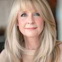 Long Mixed Blonde Layered Wig with Bangs Synthetic Replacement Wig for Women