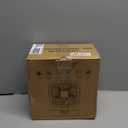 Portable Camping Fan with Solar Panel, 10000mAh Solar Powered fan, 6 Speed Levels, 120 Oscillation, 3 Light Modes, 6H Timer, Handle, Foldable Rechargeable Outdoor Fan for Tent, Hiking, Beach