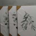 Green Botanical Wall Art Sage Plant Canvas Pictures Eucalyptus Wall Decor Vintage Leaves Prints Minimalist Leaf Poster Natural Artwork Gallery Painting for Farmhouse Bedroom 16x24x3 Inch Ready to Hang