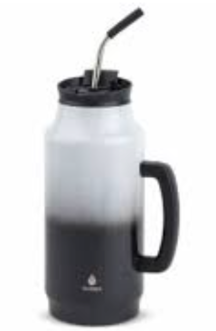 Manna 64 Oz Posideon Bottle Ombre Black