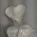 2PCS Heart Shaped Mr. and Mrs. Ring Dish Ceramic Jewelry Ring Tray Holder for Engagement, Wedding, and Bridal Shower Gifts