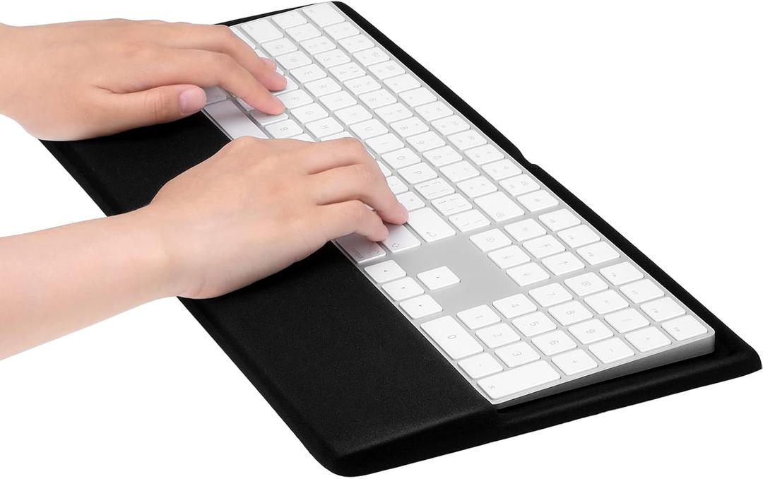 Weewooday Keyboard Wrist Rest for Pad Wrist Rest Stand Compatible with Wireless Keyboard with Numeric Keypad for Easy Typing(Compatible with Magic Keyboard 2 with Numeric Keypad, MQ052LL/A)