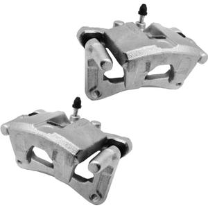 Rear Brake Caliper with bracket Compatible with Jeep,Dodge,Chrysler,Mitsubishi Models,2007-2017 Patriot,Compass,2008-2014 Avenger,07-10 Sebring,Caliber,Lancer,18-B5105 18-B5104,Rear Side,2 Pcs