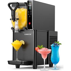 4L/135oz Slushie Machine for Home,1.1 Gal Frozen Drink Maker for Frozen Slushy,Margaritas,Frappés,Milkshake and More