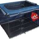 Explore Land Dog Crate Cover for 42 Inches Wire Cage, Heavy-Duty Lattice Pet