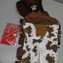 LXKIKMM May's Baby Baby Toddler Boys The Cowboy Romper Halloween Dress up Children's Clothing (18-24 Months, Brown)