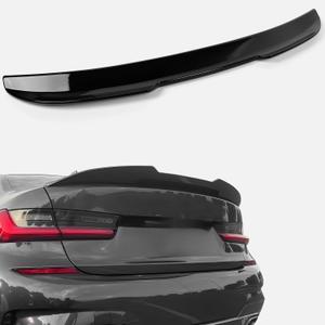 Rear Spoiler Fit for 2019-2025 BMW G20 & G80 M3 330i 330e M340i, Glossy Black Tail Trunk Lip Wing Sporty Appearance PSM Style