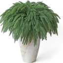 16 Pcs Christmas Norfolk Pine Branches, 19.7" Artificial Norfolk Pine Stems, Large Faux Norfolk Pine Branches for Xmas Greenery DIY Crafts Norfolk Pine Picks for Garlands Wreath Home Garden Decoration