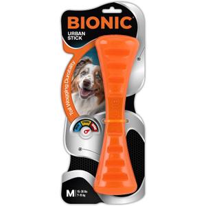 BIONIC Urban Stick Dog Toy, Medium - Interactive Dog Chew Toy That Stands Up to The Toughest Chewers, for Dogs Between 15-35 lbs. (7-15 kg.)