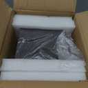 7 Slots Championship Wooden Display Case Shadow Box With Slanted Glass Window for Football, Basketball, Hockey, Sports Rings - Not Included