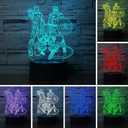 3D Illusion LED Night Light,Visual Creative 7 Colors Gradual Changing Touch Switch USB Table Lamp for Holiday Gifts or Home Decorations