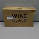 SHYRC Wine Glasses Set of 6, 12oz Clear Red/White Wine Glasses, Long Stem Glasses for Party, Wedding and Home