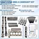GM 2.4L Camshaft Kits with Head Gasket, Rocker Arms, Bolts for Chevy Equinox GMC Terrain Buick Lacrosse 2011-2017 LAF LUK LEA 12604896 12634207 12656486