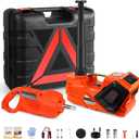 ZAISHANG Electric Car Jack Kit 5 Ton Hydraulic Jack(Lifting Range: 6.1~17.7 inch) with Impact Wrench Tire Inflator for SUV MPV Sedan Truck Change Tires Garage Repair and Emergency Tire Change