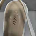 Ankis White Elegant Slingback Heels for Women, Pointed Toe Dress Sandals with Cute Bow Detail, Comfortable Party Shoes 10