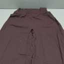 VOYJOY Straight Leggings Bottoms Wide Leg Pants for Women 31.5" High Waist Stretch Casual Sweatpants (Medium, Dark Brown)