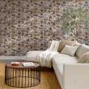 Commomy Faux Stone Peel and Stick 3D Wall Panels 10 Pcs 11.8" x 11.8", 22.8 x 11.8 in