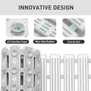 XIYUNTE Shower Mat Non Slip Bath Mat for Tub - 36 x 16 Inch Bathtub Mat Non Slip Shower Mat for Inside Shower, TPE Bath Mat with Powerful Suction Cup, Easy to Cut Bath Tub Mat, Grey