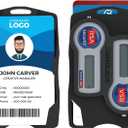 Sheildcase RSA Token Badge Holder, (Holds up to 2 Badges and 2 RSA SecurID Token), Shockproof, Black