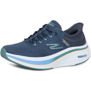 Skechers Women's Go Run Elevate 2.0 Banyan Hands Free Slip-ins Sneakers (11, Navy/Teal)