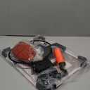 NEUBSAW Basketball Hoop Indoor with LED Lights, Basketball Toys Gifts for 5 6 7 8 9 10+ Year Old Boys Kids, Indoor Over The Door Mini Basketball Hoops with Electronic Scoreboard & 3 Balls (Red)