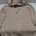 ELESOL Women Casual Zip up Fleece Hoodies Tunic Sweatshirt Long Hoodie Jacket S-XXXL (Large, Coffee Grey)